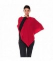 Red Long Poncho